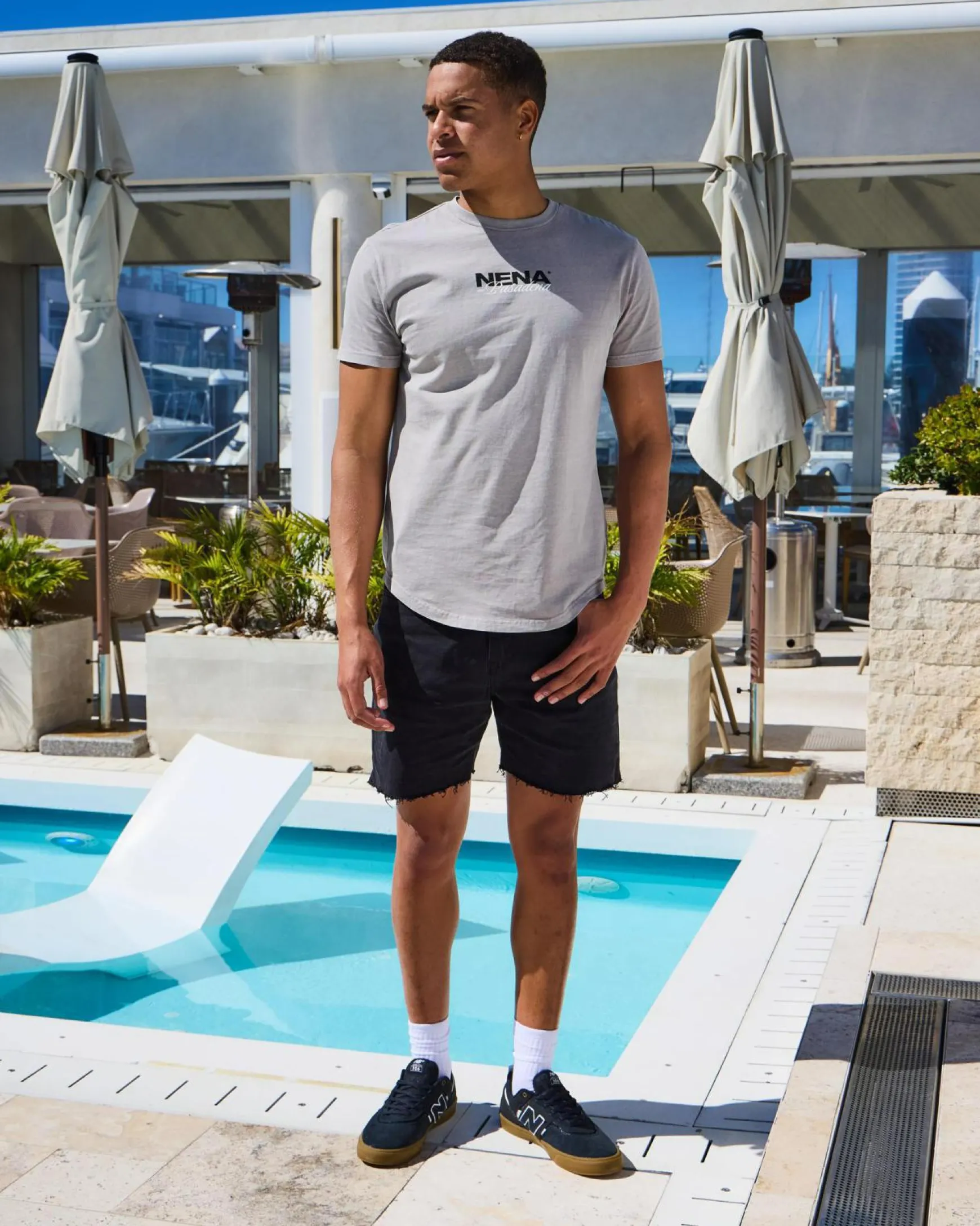 Veered Dual Curved T-Shirt