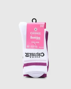 Vodka Cruiser Bold Berry Sneaker Sock 2 Pack