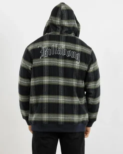 Warped Zip Thru Hooded Jacket