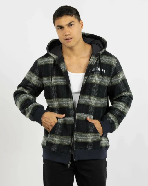 Warped Zip Thru Hooded Jacket