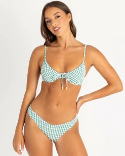 Wave Check Ella Underwire Bikini Top