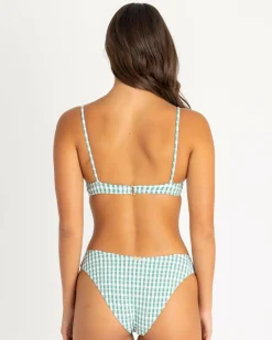 Wave Check Ella Underwire Bikini Top