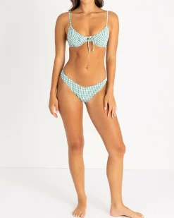 Wave Check Ella Underwire Bikini Top