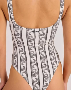 Wave Watcher Scoop Front One Piece Swimsuit