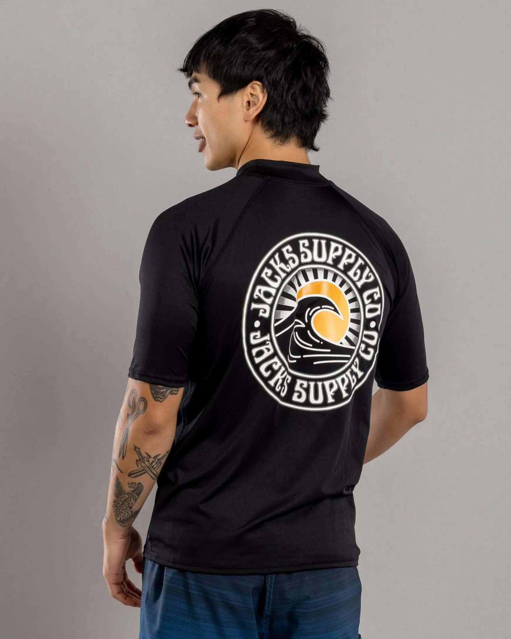 Waves Short Sleeve Rash Vest