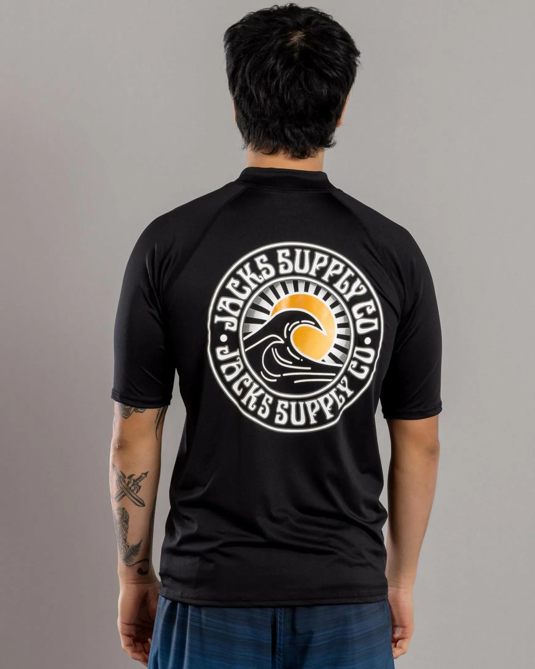 Waves Short Sleeve Rash Vest