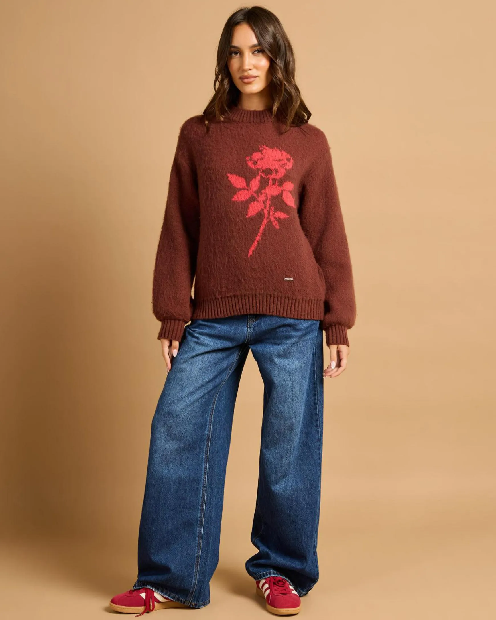 Wild Rose Knit Sweater