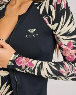 Windswept Floral Long Sleeve Rash Vest