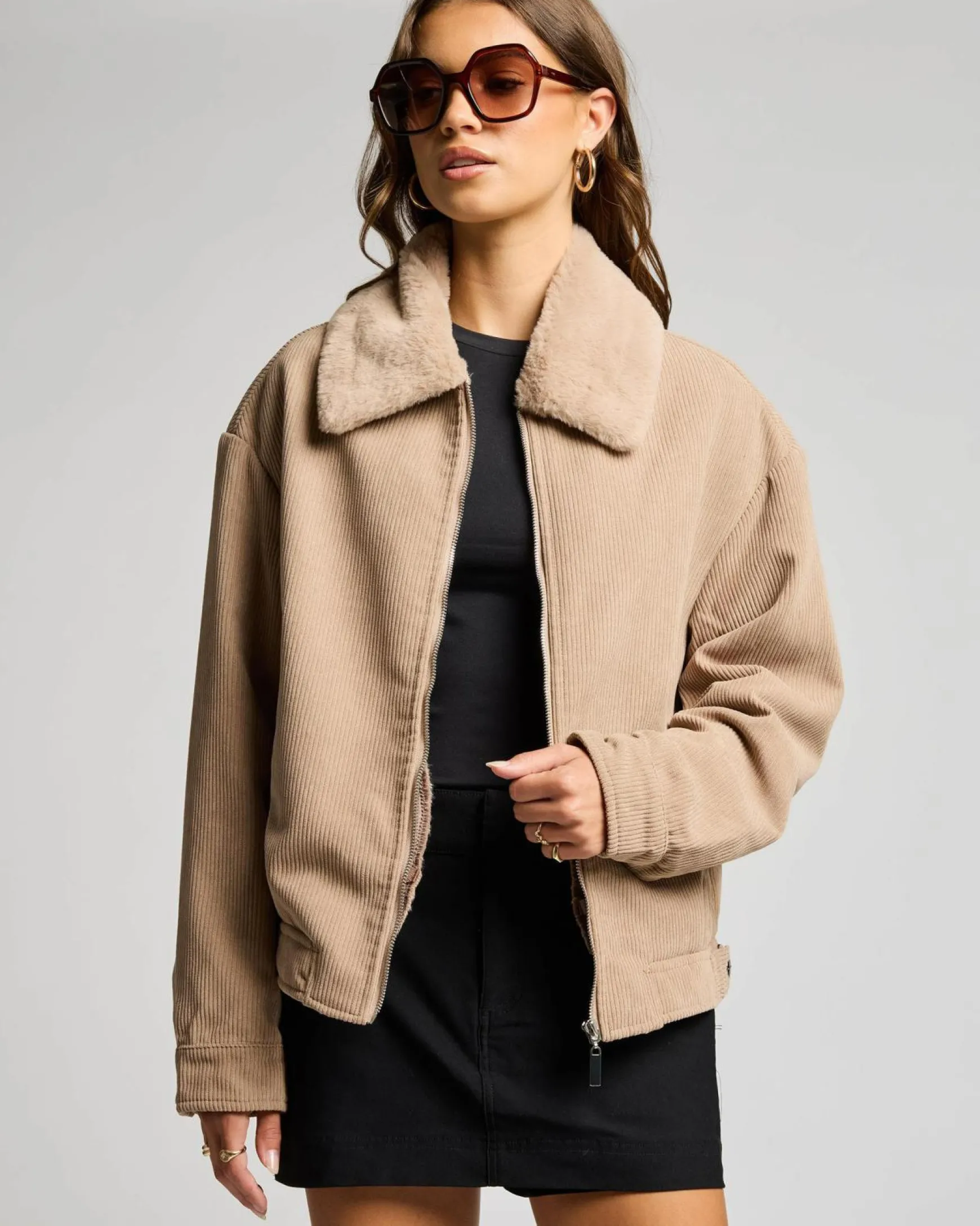 Wolf Cord Jacket
