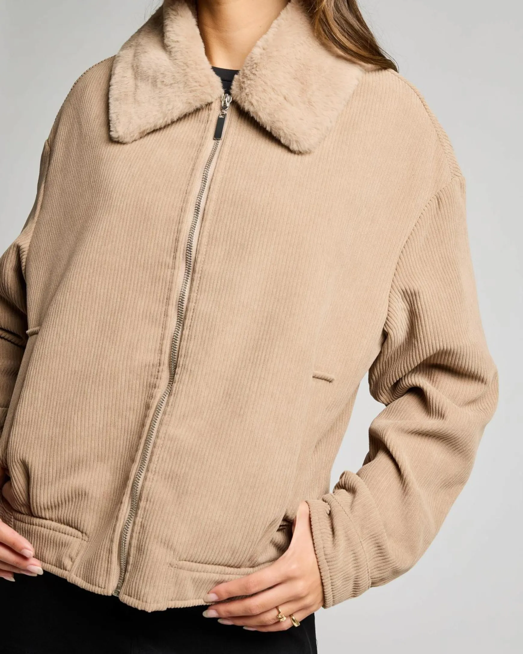 Wolf Cord Jacket
