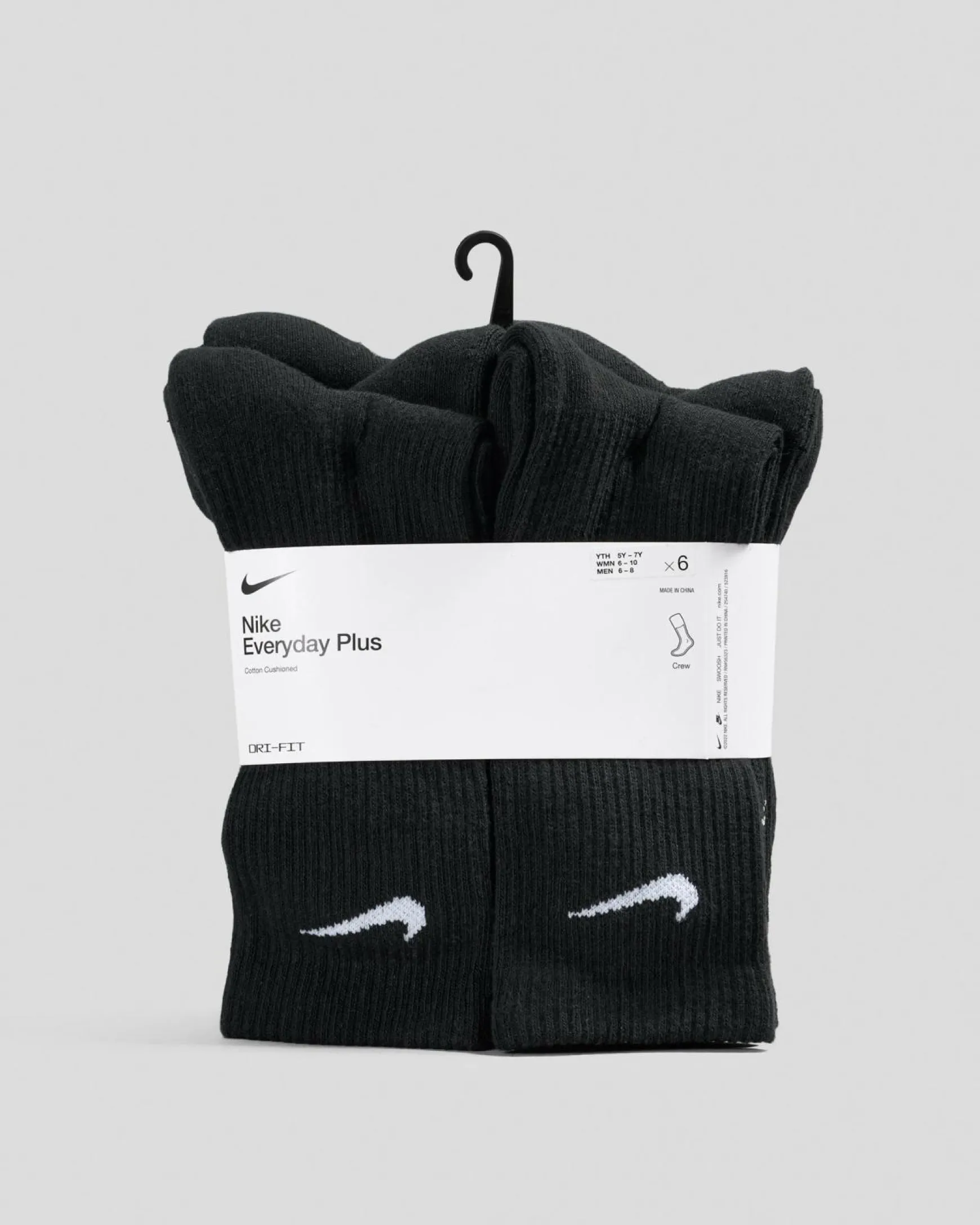 Women's Everyday Plus Cushioned Training Crew Sock Pack