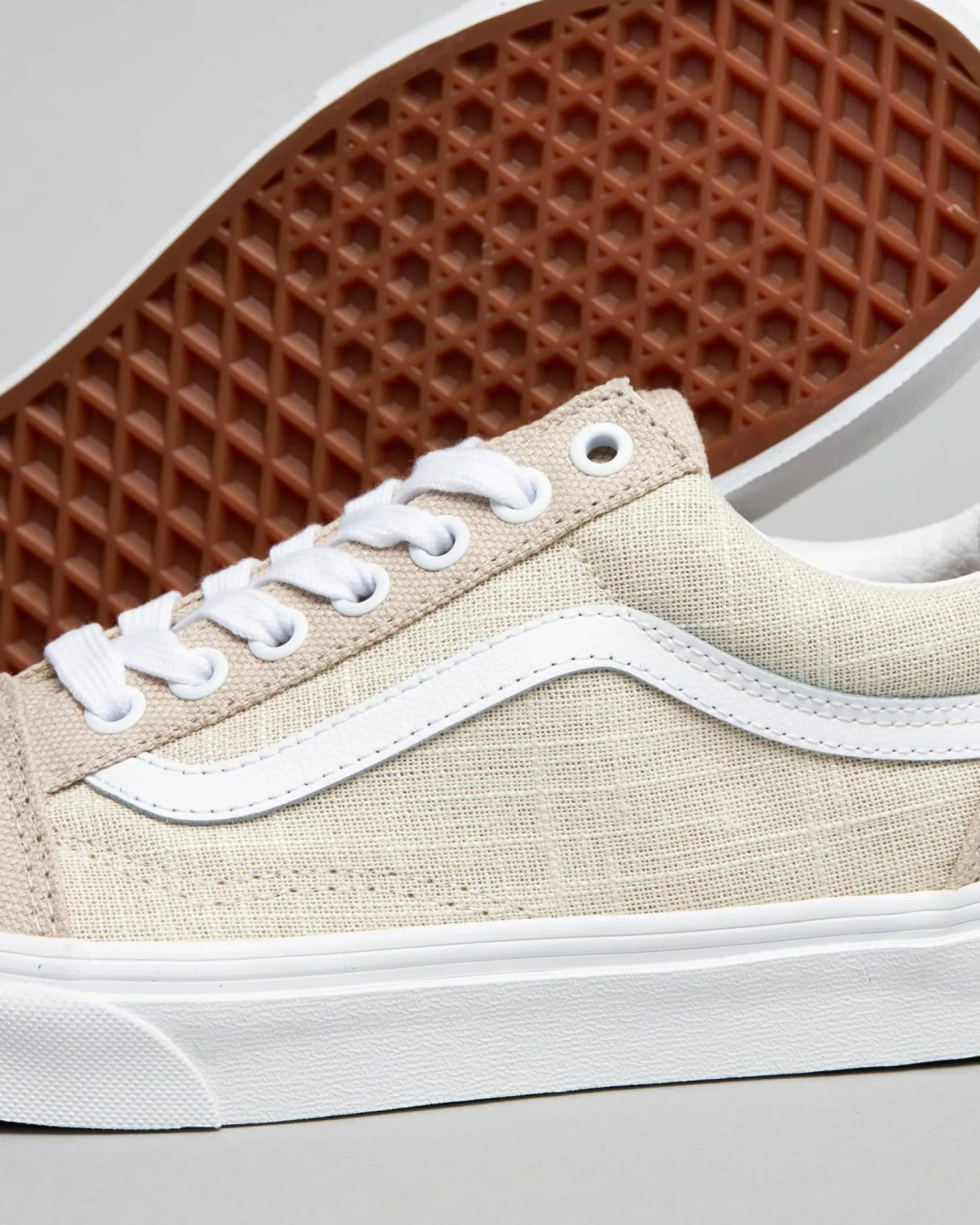 Womens Old Skool Summer Linen Shoes