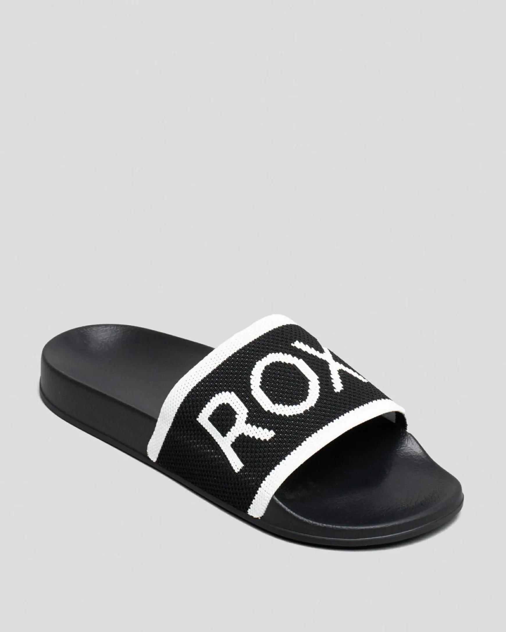 Womens Roxy Slippy Knit Slide Sandals