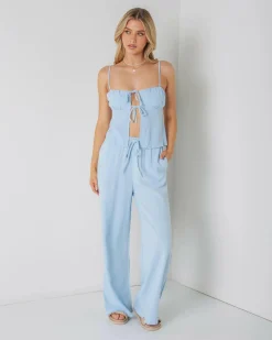 Zelm Dallis Tie Front Top