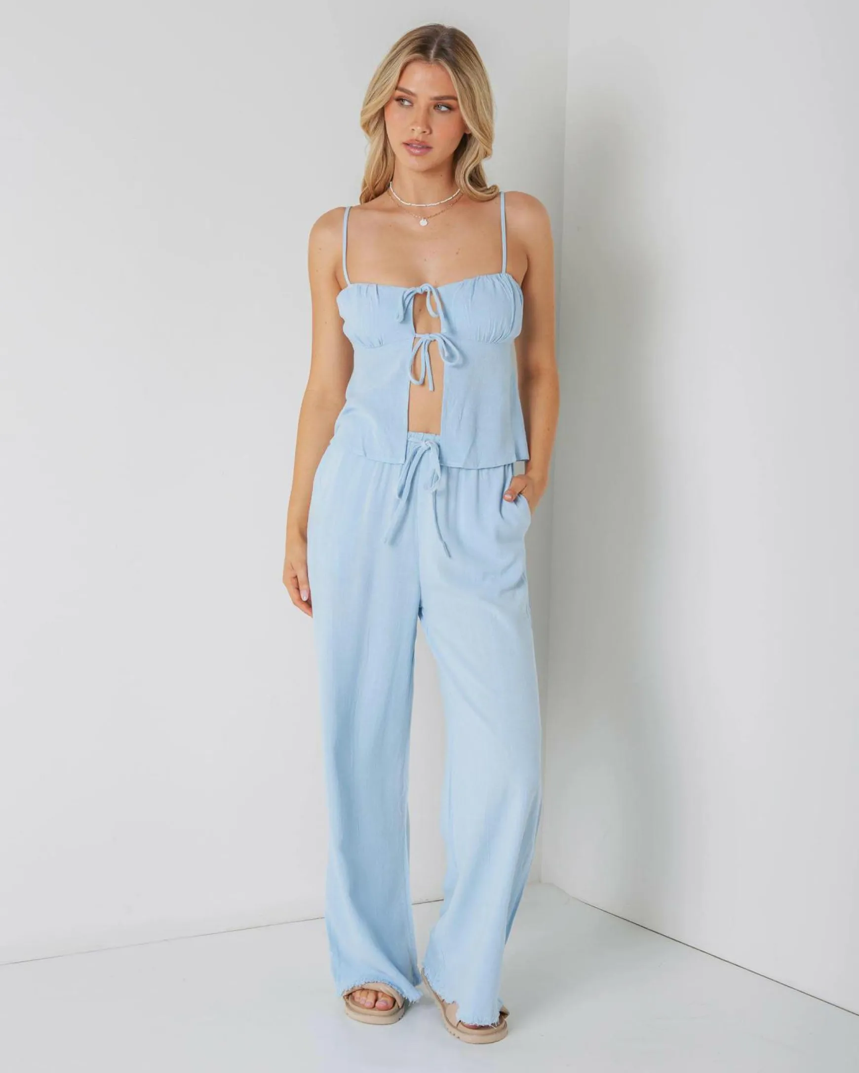 Zelm Dallis Tie Front Top