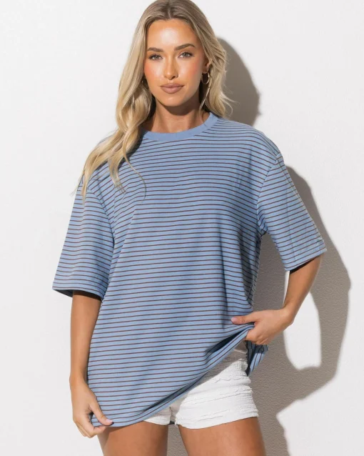 Zuri Oversize Stripe T-shirt